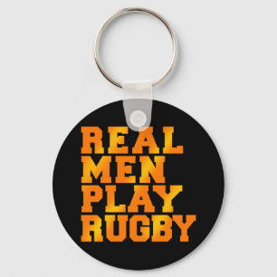 Porte-clés Les vrais hommes jouent au rugby