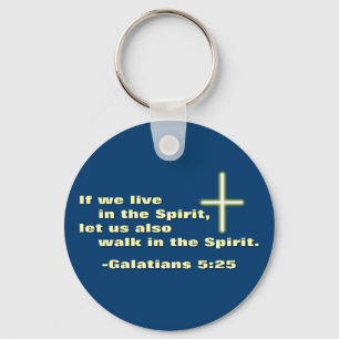 Porte-clés Let Us Walk in the Spirit
