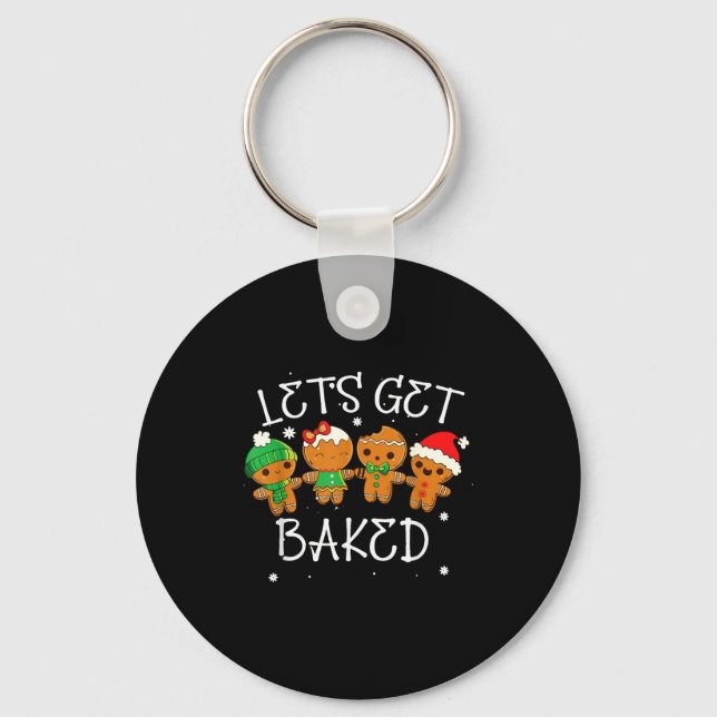 Porte-clés Let's Get Baked Cookie Baking Team Gingerbread Chr (Recto)