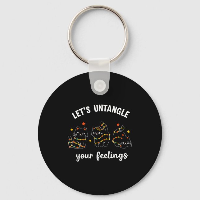 Porte-clés Let's Untangle Your Feelings School Counselor Chri (Recto)