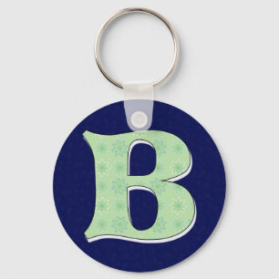 Porte-clés Lettre B de monogramme