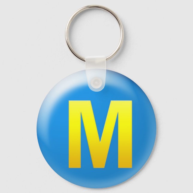 Porte-clés Lettre M (Recto)