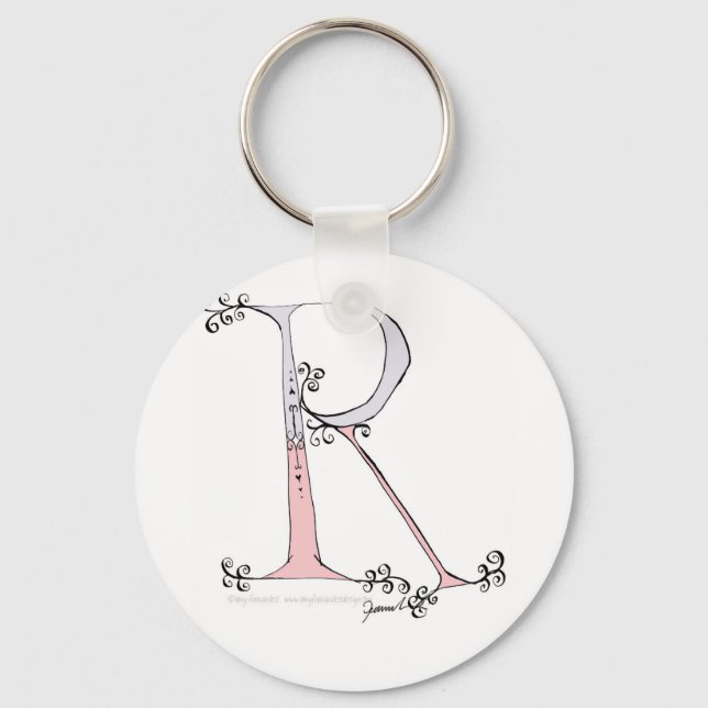 Porte-clés Lettre magique R de tony fernandes design (Recto)
