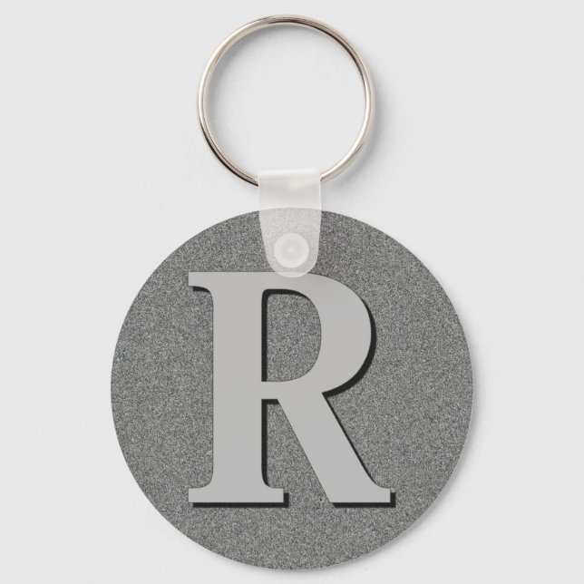 Porte-clés Lettre monographique R (Recto)