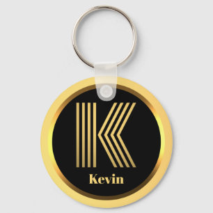 Porte-clés LETTRE MONOMOBILE K OR Porte - clé personnalisé