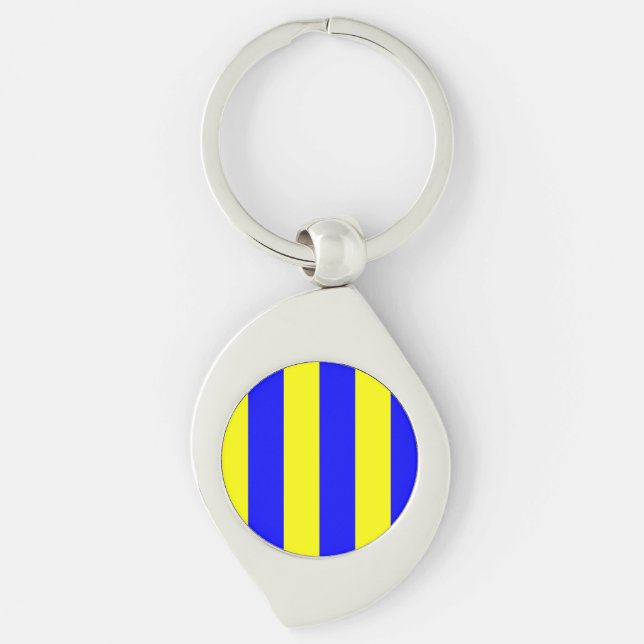 Porte-clés Lettre nautique G (golf) de drapeau (Devant)