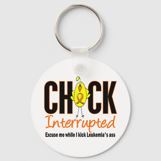 Porte-clés Leucémie Chick Interrompu (Recto)
