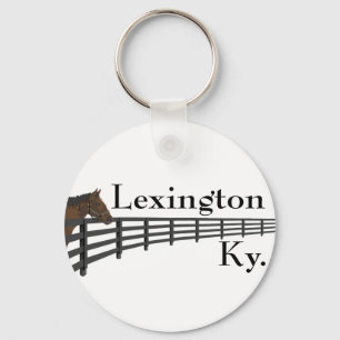 Porte-clés Lexington Kentucky Horse et clôture