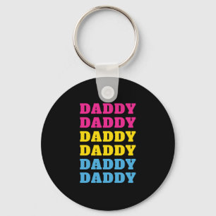 Porte-clés LGBTQ Daddy Pansexual Pride Papa Fête des pères