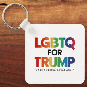 PORTE-CLÉS LGBTQ POUR TRUMP GAY LESBIENNE POUR TRUMP 2024 