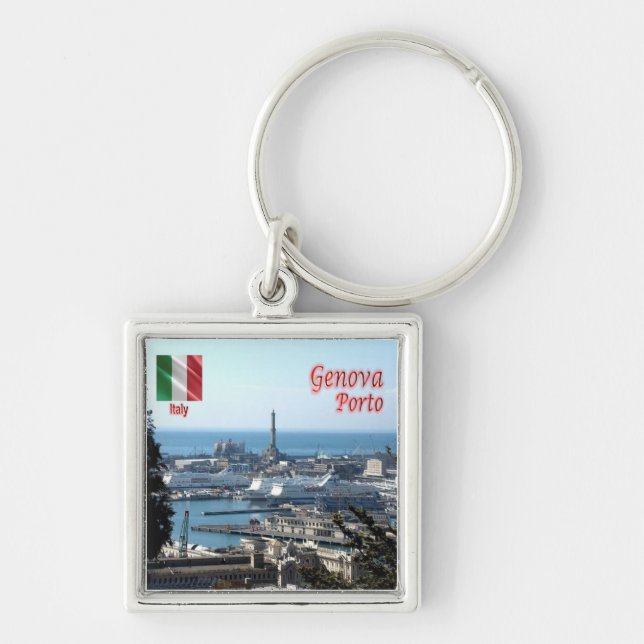 Porte-clés LGR150 GENOA PORT, Ligurie, Italie, (Devant)