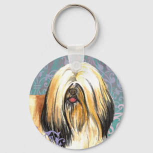 Porte-clés Lhasa élégante Apso