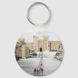 Porte-clés L'hiver au château de Windsor
