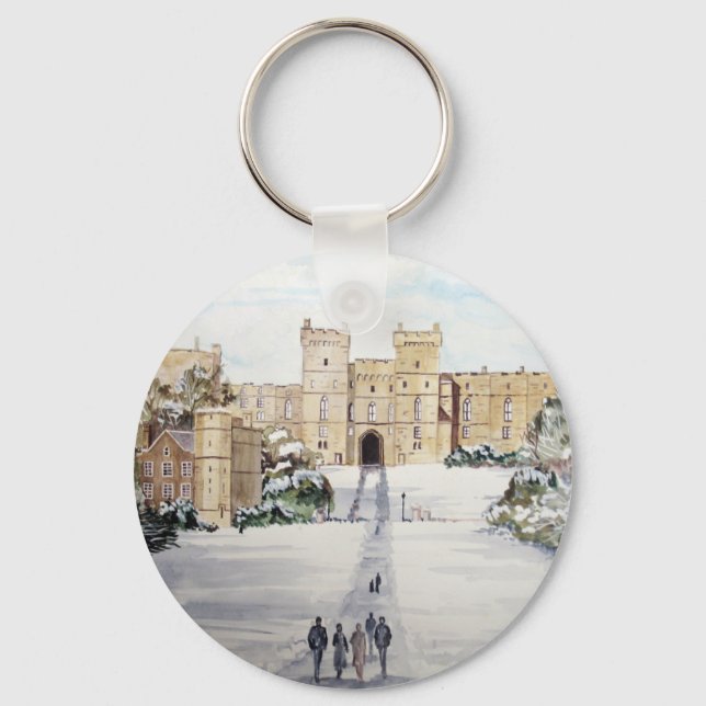 Porte-clés L'hiver au château de Windsor (Recto)