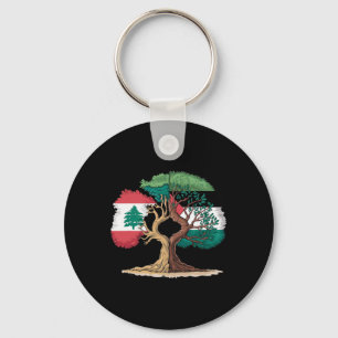 Porte-clés Liban Palestine Drapeau libanais Palestinien