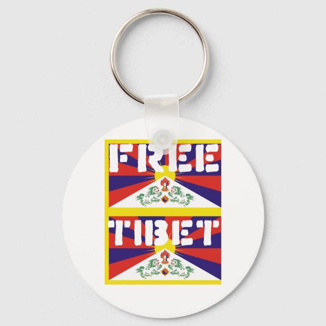 Porte-clés Libérez le Tibet ! (Recto)