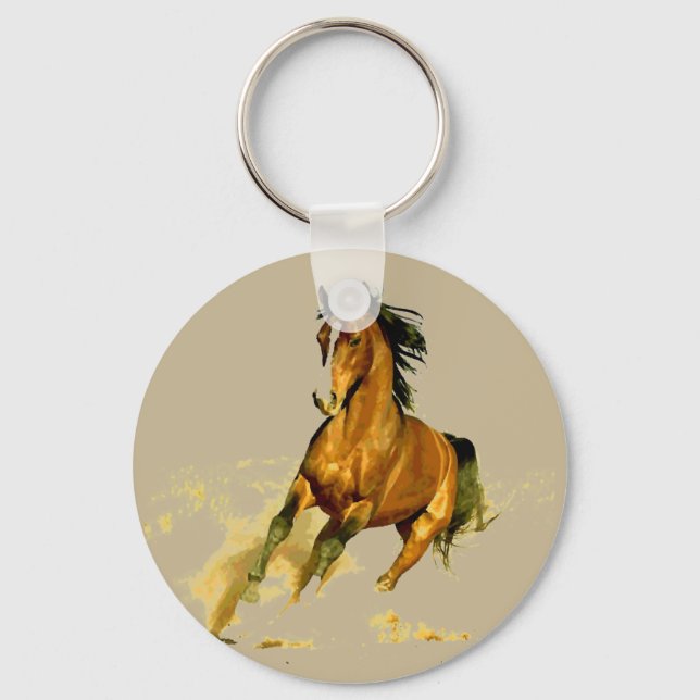 Porte-clés Liberté - Cheval Coureur (Recto)
