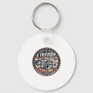 Porte-clés Liberty Cyclisme Patriotique Patriotique Cyclisme 