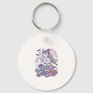 Porte-clés Licorne Boo-licorne Vecteur Premium Conception Vec