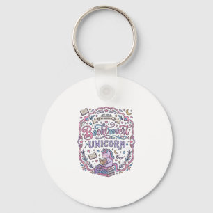 Porte-clés Licorne Booktrovert Licorne Amusant Cadeau Mignon 
