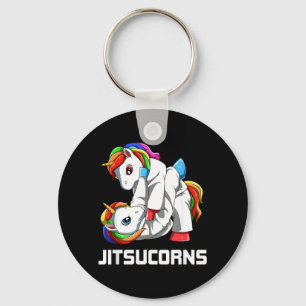 Porte-clés Licorne Jiu Jitsu Brésilien et Judo 1