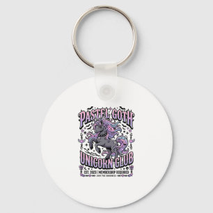Porte-clés Licorne Pastel Goth Licorne Club Commercial Sticke