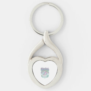 Porte-clés Licorne Réapparition avec des Paillettes Vecteur P