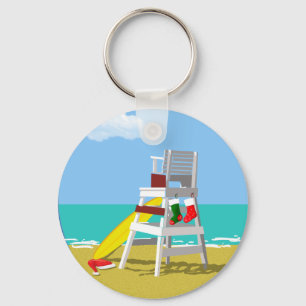Porte-clés Lifeguard Chair at Christmas