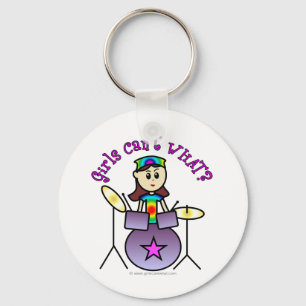 Porte-clés Light Drummer Girl
