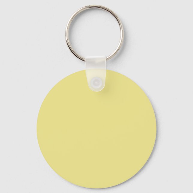 Porte-clés Light Khaki F0E68C - Option pour ajouter un nom (Recto)