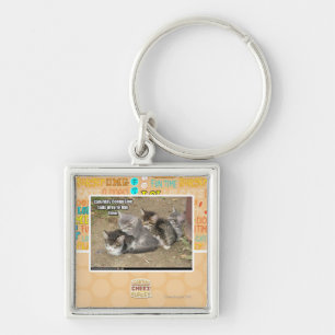 Porte-clés Ligne de Conga de Caturday