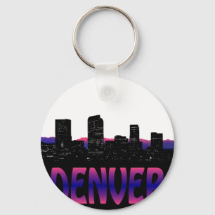 Porte-clés Ligne de Denver Colorado
