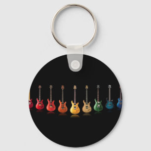 Porte-clés Ligne de guitare