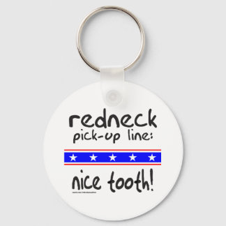 PORTE-CLÉS LIGNE DE RECHERCHE DE REDNECK JOLIE DENTS T-SHIRTS