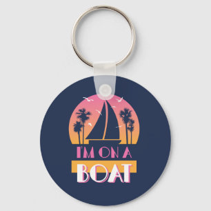 Porte-clés L'île isolée - je suis sur un bateau