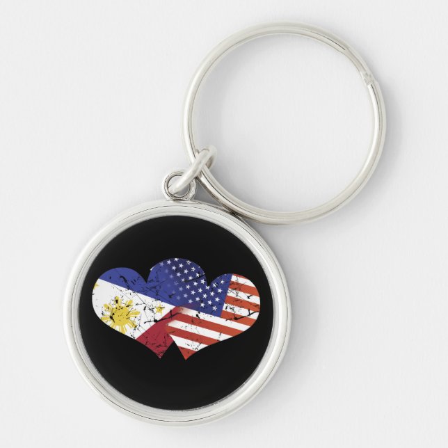 Porte-clés L'indépendance de Philippin de drapeau des (Devant)