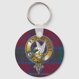 Porte-clés Lindsay Tartan & Badge