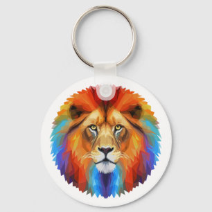 Porte-clés Lion coloré