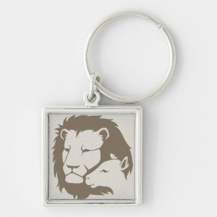 Porte-clés Lion et agneau