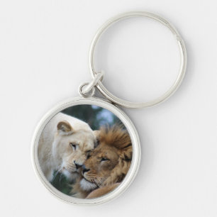 Porte-clés Lion et lionne