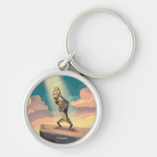 Porte-clés Lion King   Rafiki présente Simba Graphic