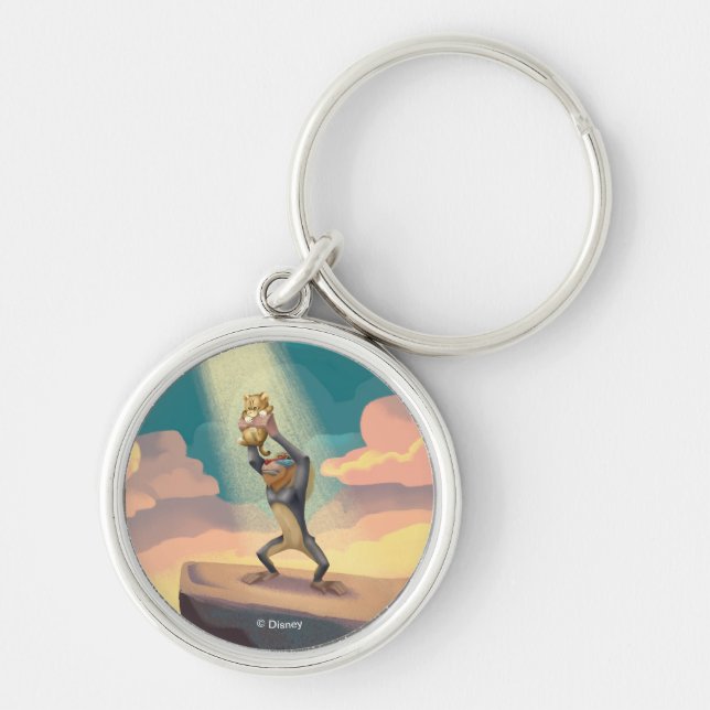 Porte-clés Lion King | Rafiki présente Simba Graphic (Devant)