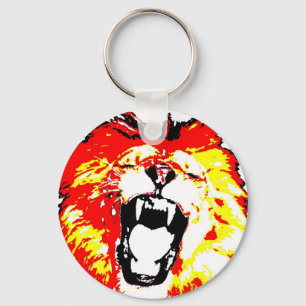 Porte-clés Lion Roaring