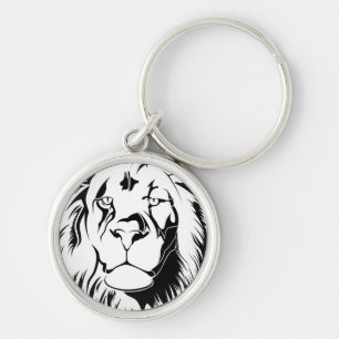 Porte-clés Lion Tribal 002