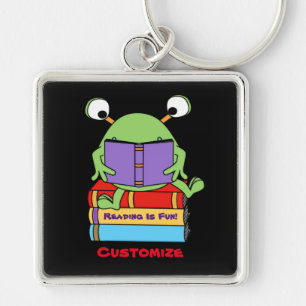 Porte-clés Lire Est Fun Joli Livre Aimer Alien Porte - clé