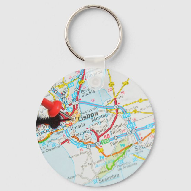 Porte-clés Lisboa, Lisbonne, Portugal (Recto)