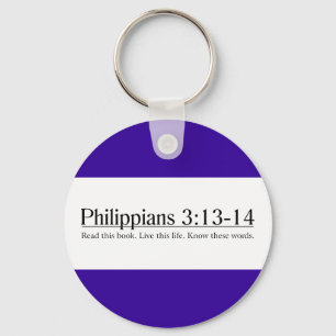 Porte-clés Lisez la Bible Philippiens 3:13-14