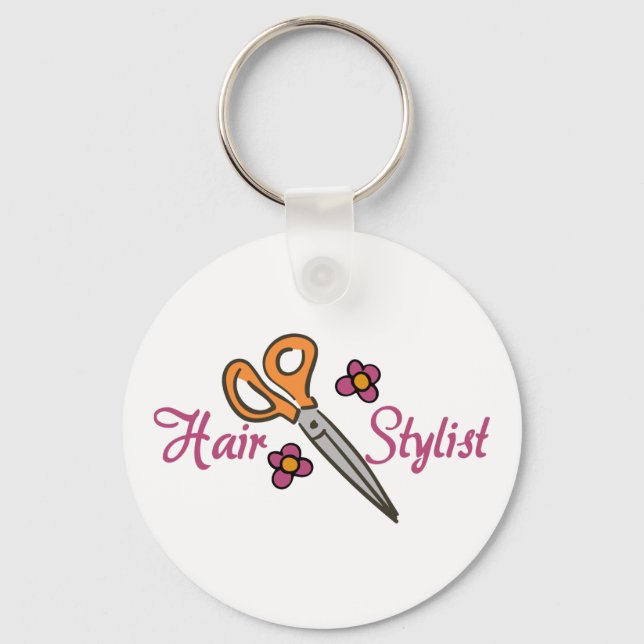 Porte-clés Liste des cheveux (Recto)