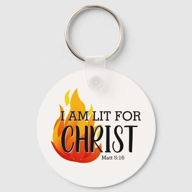 Porte-clés LIT POUR CHRIST Christian (Recto)