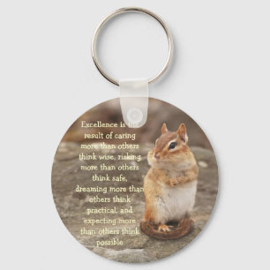 Porte-clés Little Chipmunk Excellence Citation Porte - clé